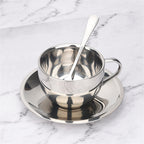 Stainless Steel Coffee Cups Set Double-deck Thermal Insulation Coffee Mug Tea Cups Set