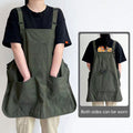 Double-Sided Waterproof Kitchen Apron – Adjustable Unisex Chef Apron, Pure Color Household Cooking Workwear
