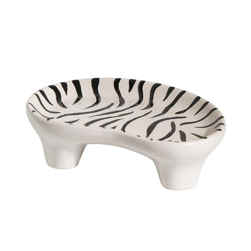 Creative Ink Splashing Fruit Plate Ceramic Plate Couple Afternoon Tea Dessert Cake Plate Coffee Cup Retro Home Kitchen Tableware