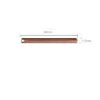 North American Black Walnut Rolling Pin With Hole Solid Wood Baking Dumpling Sticks Kitchen Baking Tools Extended