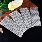 Double-Sided Diamond Honeycomb Knife Sharpener for Home Kitchen - Quick Sharpening Stone &amp; Rod
