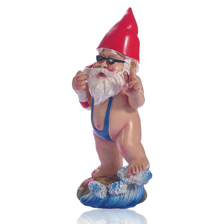 Garden Dwarf Swimming Dwarf Pendant