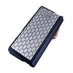 Double-Sided Diamond Honeycomb Knife Sharpener for Home Kitchen - Quick Sharpening Stone &amp; Rod