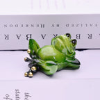 Garden Home Frog Resin Decoration