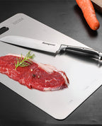 304 Stainless Steel Cutting Board Kitchen Multi-Functional Cutting Board Rolling Board Kneading Cutting Board Household Chopping Board
