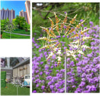 Metal outdoor windmill garden decoration