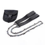 Outdoor hand zipper saw pocket chain saw garden tools 11/16/33 teeth 24 inch portable camping survival wire saw