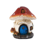 Outdoor decorative resin for garden mushroom house decorations