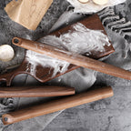 North American Black Walnut Rolling Pin With Hole Solid Wood Baking Dumpling Sticks Kitchen Baking Tools Extended