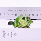 Garden Home Frog Resin Decoration