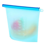 Reusable Silicone Vacuum Seal Food Fresh Bag Fruit Meat Milk Storage Containers Refrigerator Bag Ziplock Kitchen Organizer