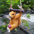 Garden courtyard outdoor decoration squirrel resin pendant
