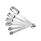 Stainless Steel Measuring Spoon 6-Piece Set Kitchen Seasoning With Scale Baking Measuring Spoon Set Square Head Cooking Spoon