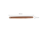North American Black Walnut Rolling Pin With Hole Solid Wood Baking Dumpling Sticks Kitchen Baking Tools Extended