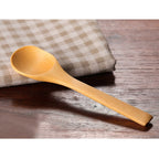 Spice Jars Kitchen Concise Clear Condiment Jars Storage Containers with Wooden Spoon Bamboo Lid