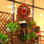Resin New Solar Wind Chime Light