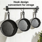 4-Pack Cast Iron Skillet Set – Non-Stick Frying Pans for Induction, Egg & Crepe Pan