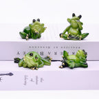 Garden Home Frog Resin Decoration