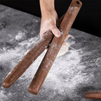 North American Black Walnut Rolling Pin With Hole Solid Wood Baking Dumpling Sticks Kitchen Baking Tools Extended