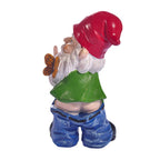 Vertical Middle Finger Garden Dwarf Decoration Resin