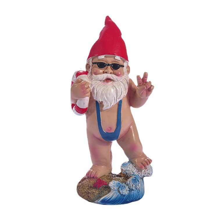 Garden Dwarf Swimming Dwarf Pendant
