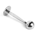 Two-In-One Coffee Scoop Powder Press Stainless Steel Powder Hammer Measuring Spoon Measuring Bean Coffee Special Powder Spoon