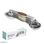 Magnetic Suction Double-Headed Measuring Spoon Set Of 7 Stainless Steel Measuring Spoon Measuring Cup Set Baking Seasoning Spoon
