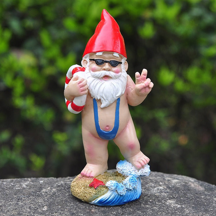 Garden Dwarf Swimming Dwarf Pendant