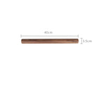 North American Black Walnut Rolling Pin With Hole Solid Wood Baking Dumpling Sticks Kitchen Baking Tools Extended