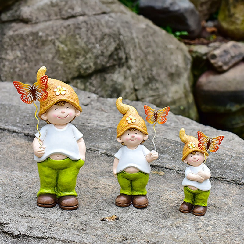 Garden Elf Dwarf Ceramic Ornaments
